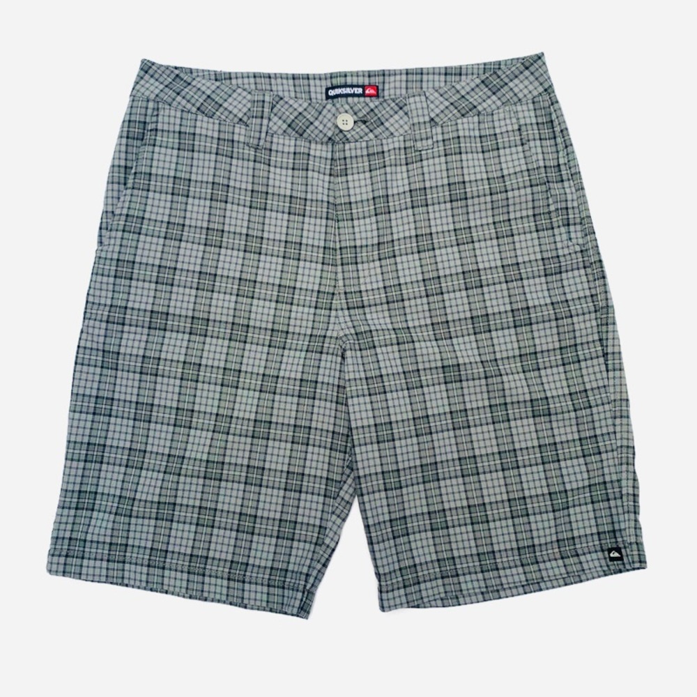 Quicksilver Men’s Shorts, Black and Gray, Size 34